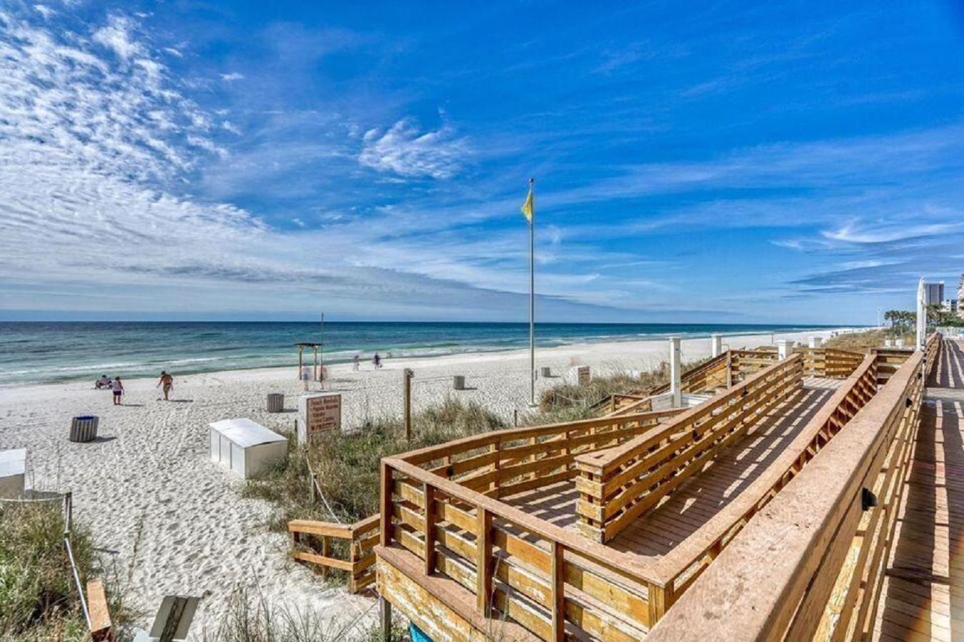Beachfront Spacious Renovated Condo - Pools, Hot Hub, Spa - Walk To Pier Park In Pcb Панама Сити Бийч Екстериор снимка